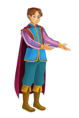 Cartoon character - nobleman - prince - illustration for children