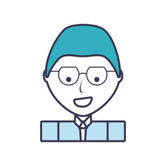 Cartoon man icon