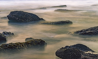 Stones in the sea