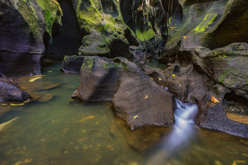 Hidden canyon in the Bali