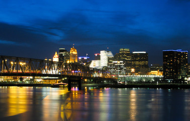 Cincinnati, OH Riverview at Night