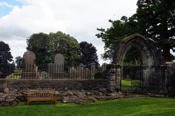 Fototapeta na wymiar Cementerio católico en Irlanda
