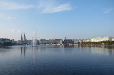 The Alster in Hamburg, Germany