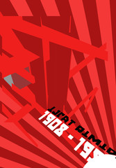 propaganda poster with modern design