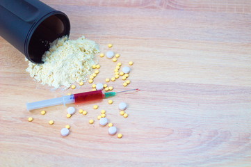 Anabolika Doping und Tabletten