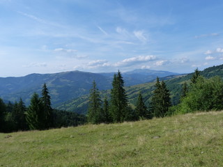 Ukrainian Carpathian Mountains. Marmarosh Range.