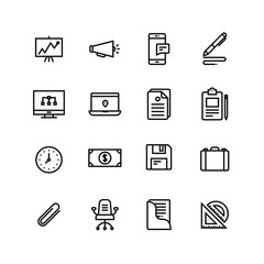 Office Business Icon Set