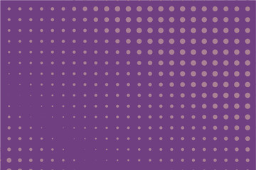 Halftone dotted background. Pop art style. Pattern with small circles, dots  Purple, pink color. Vector illustration