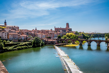 Vue sur le Tarn et Albi