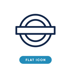 Metro vector icon, underground symbol. Modern, simple flat vector illustration for web site or mobile app
