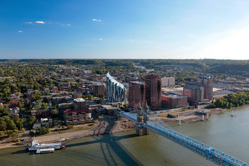 Aerial View of Covington Kentucky