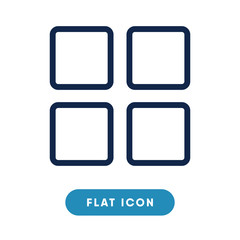 App vector icon, multimedia symbol. Modern, simple flat vector illustration for web site or mobile app