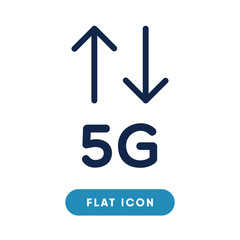 5g vector icon, internet connection symbol. Modern, simple flat vector illustration for web site or mobile app