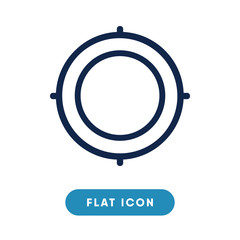 Gps indicator vector icon, location symbol. Modern, simple flat vector illustration for web site or mobile app