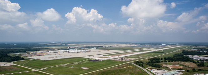 Cincinnati Airport aerial view