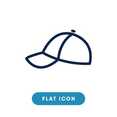Cap vector icon, hat symbol. Modern, simple flat vector illustration for web site or mobile app
