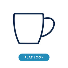 Cup vector icon, latte symbol. Modern, simple flat vector illustration for web site or mobile app