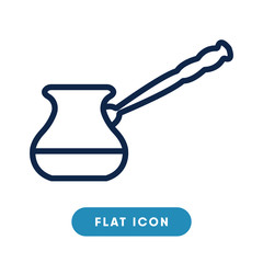 Coffee pot vector icon, coffee maker symbol. Modern, simple flat vector illustration for web site or mobile app