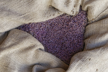Fototapeta na wymiar lavender seeds