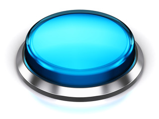 Blue round button