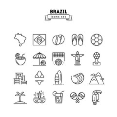 Humanitarian, peace, justice, human rights and more, flat icons set, vector illustration