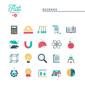 Humanitarian, peace, justice, human rights and more, flat icons set, vector illustration