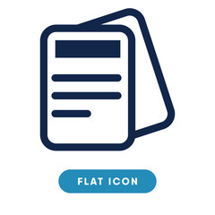 Documents vector icon, symbol. Modern, simple flat vector illustration for web site or mobile app