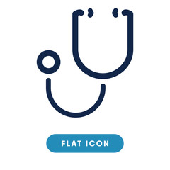 Stethoscope vector icon, medical object symbol. Modern, simple flat vector illustration for web site or mobile app