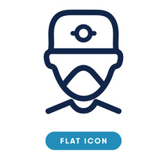 Surgeon vector icon, doctor symbol. Modern, simple flat vector illustration for web site or mobile app