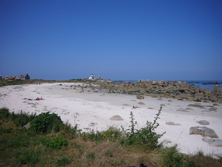 Strand in Brignogan Plage, Bretagne