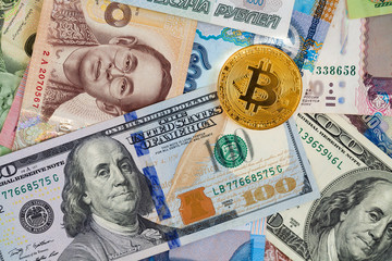 Bitcoin gold and traditional fiat money 