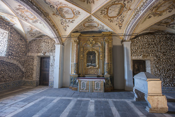 The Chapel of Bones (Capela dos Ossos), evora, portugal © eranyardeni