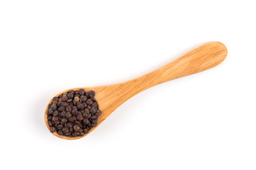 Brown organic lentils