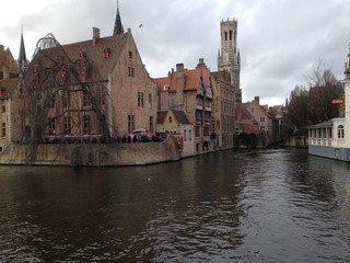 Naklejka premium Bruges waterline