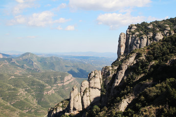 Naklejka premium Montserrat mountain, Spain