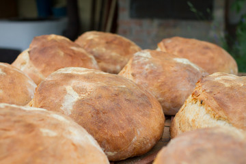 fresh homemade bread