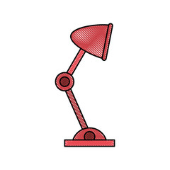 desk lamp icon image vector illustration design