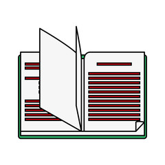 open book icon image vector illustration design