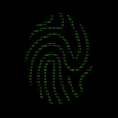 Hacker - 101011010 Icon - Fingerabdruck - ID