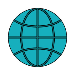 earth globe diagram icon image vector illustration design 