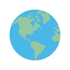 planet earth   icon image vector illustration design 