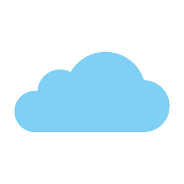 blue cloud icon image vector illustration design 