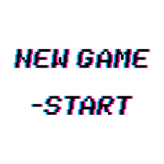Vector 8 bit New game