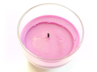 a pink candle