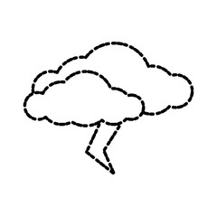 Rainy weather symbol icon vector illustration graphic design