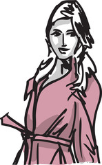 Fashion woman illustration