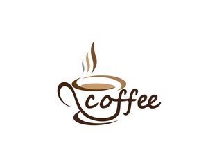 Coffee cup Logo Template vector icon design

