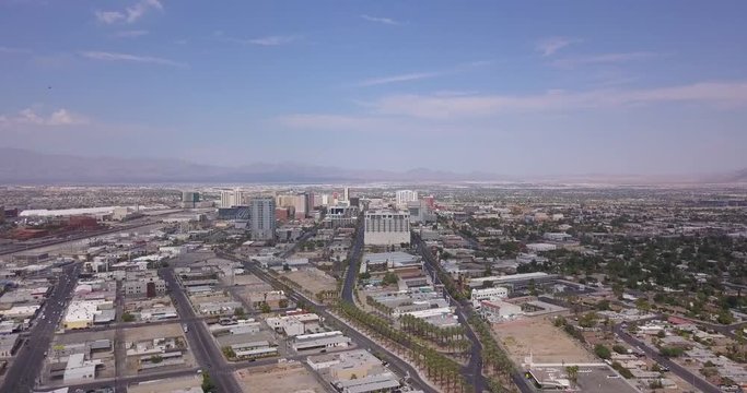 Las Vegas Aerial Panorama with city skyline