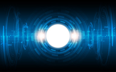 Abstract technology background Hi-tech communication concept futuristic digital innovation background vector illustration