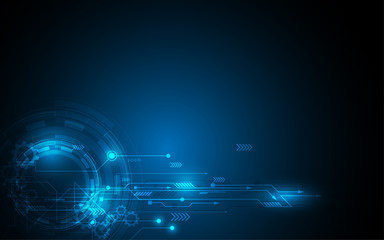 Abstract technology background Hi-tech communication concept futuristic digital innovation background vector illustration